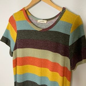 EE:SOME Rainbow Boutique Shirt Dress